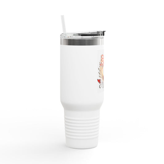 Mama Bear 40oz Insulated Travel Mug – Large Stainless Steel Tumbler with Handle