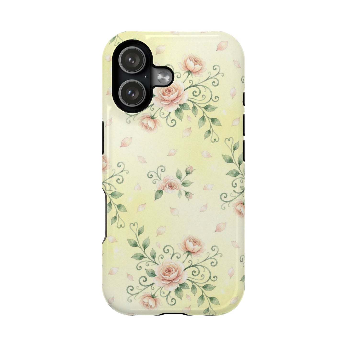 Floral Vintage Rose Magnetic Phone Case