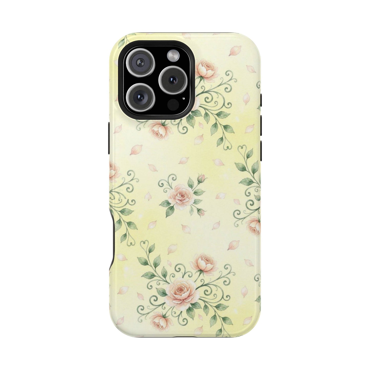 Floral Vintage Rose Magnetic Phone Case