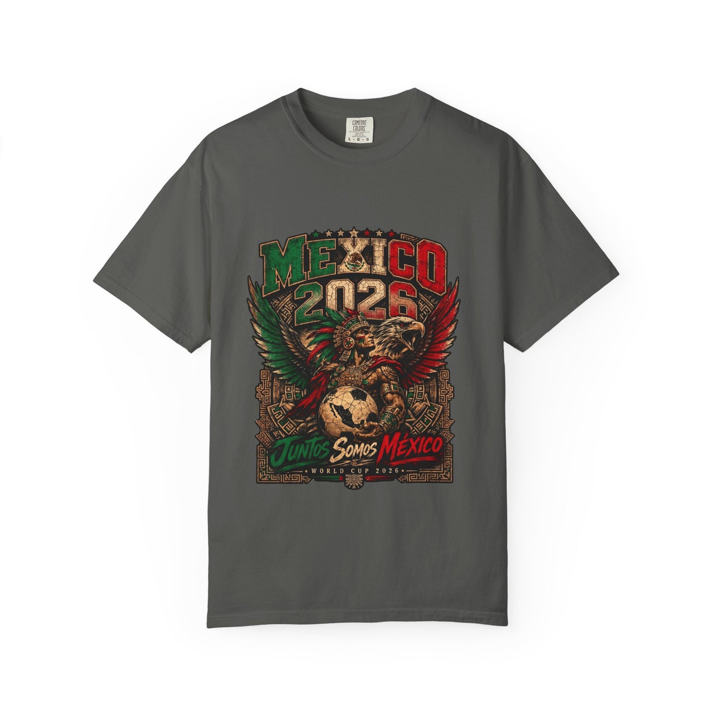 Mexico 2026 Eagle T-Shirt — Juntos Somos Mexico Soccer Fan Tee